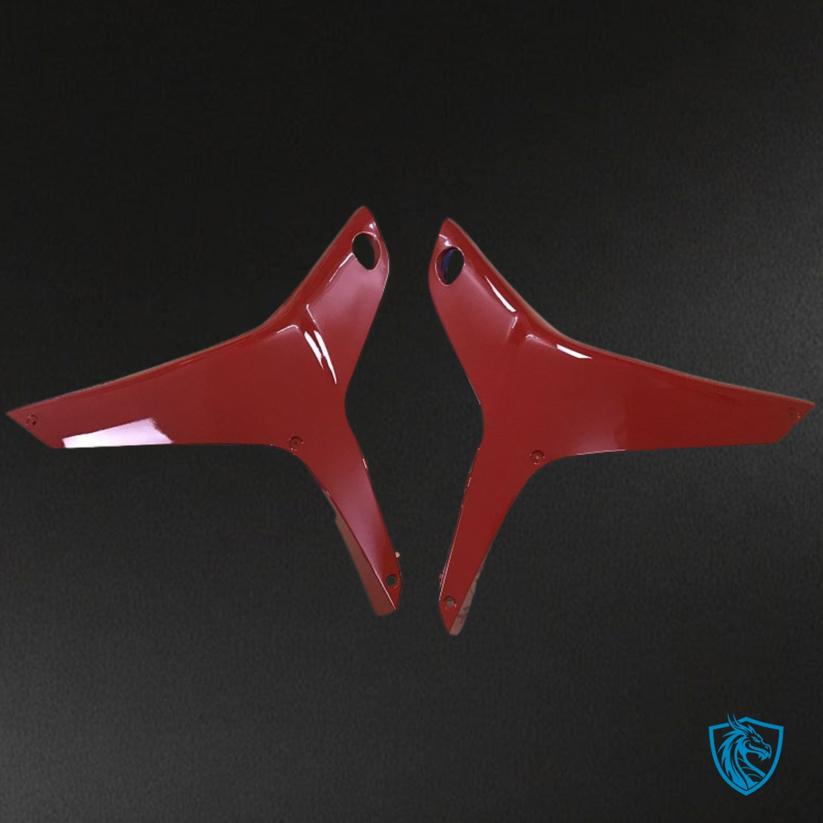 Honda CBR600RR (2007-2008) Red & Black - Custom ABS Fairing Kit