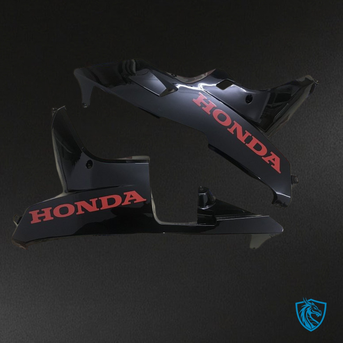 Honda CBR600RR (2007-2008) Red & Black - Custom ABS Fairing Kit