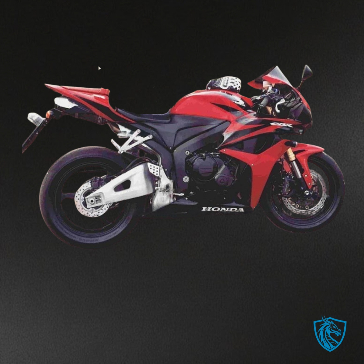 Honda CBR600RR (2007-2008) Red, Black & White Logo Fairing Kit - Aftermarket ABS Bodywork