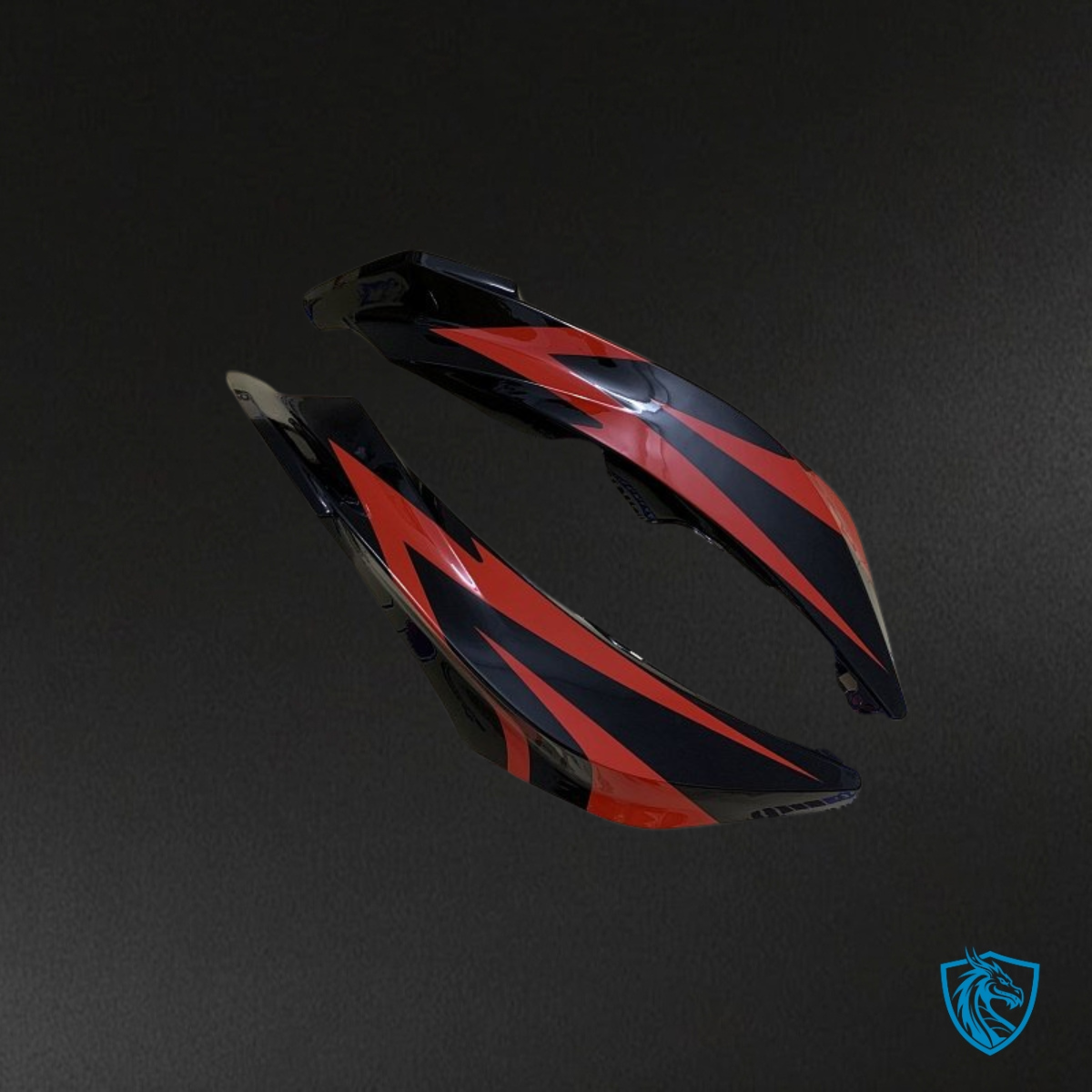 Honda CBR600RR (2007-2008) Red, Black & White Logo Fairing Kit - Aftermarket ABS Bodywork