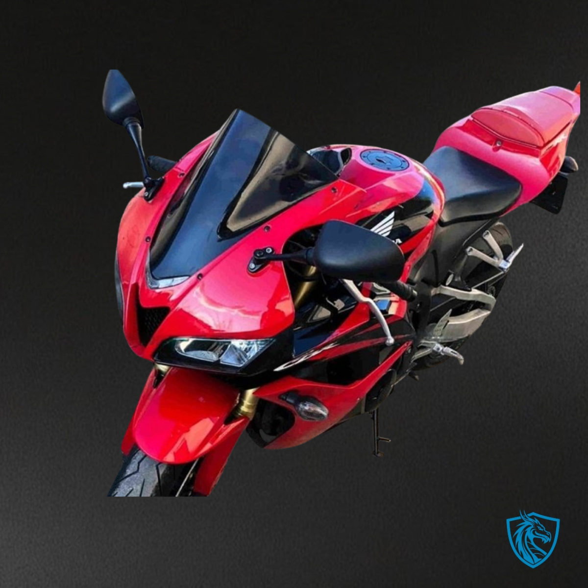 Honda CBR600RR (2007-2008) Red & Black Fairing Kit - Aftermarket ABS Bodywork
