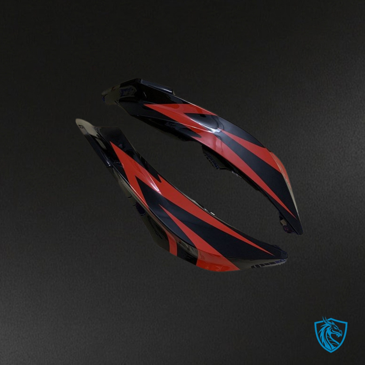 Honda CBR600RR (2007-2008) Red & Black Fairing Kit - Aftermarket ABS Bodywork