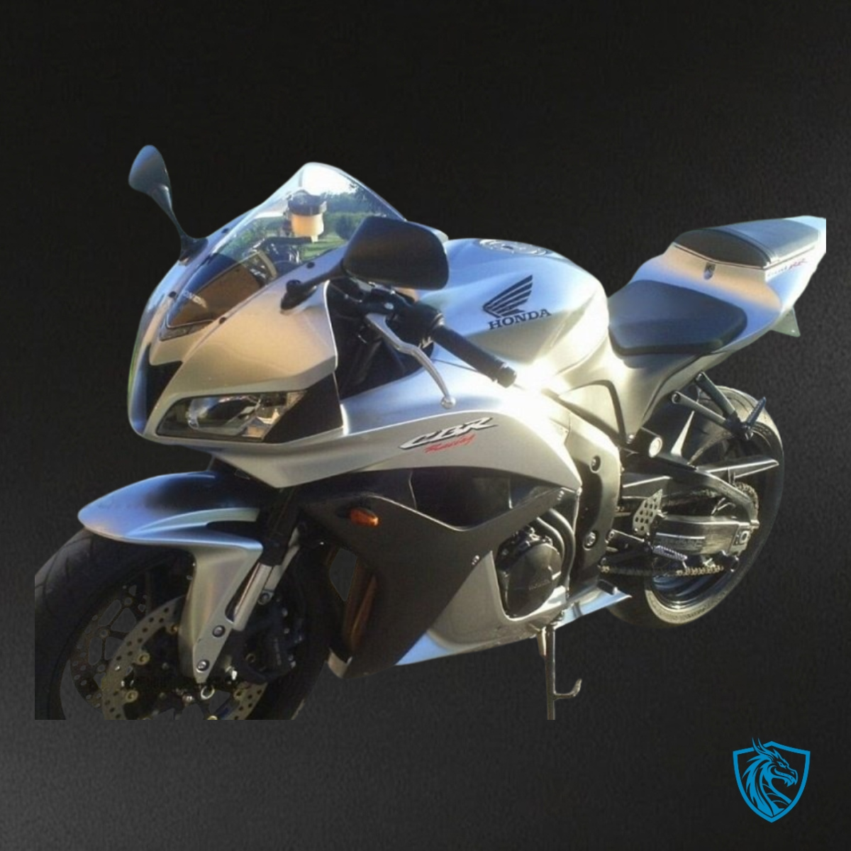 Honda CBR600RR (2007-2008) Silver & Black - MERGEment Motorcycle Fairings Kit