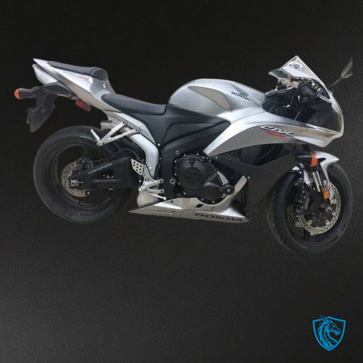 Honda CBR600RR (2007-2008) Silver & Black - MERGEment Motorcycle Fairings Kit
