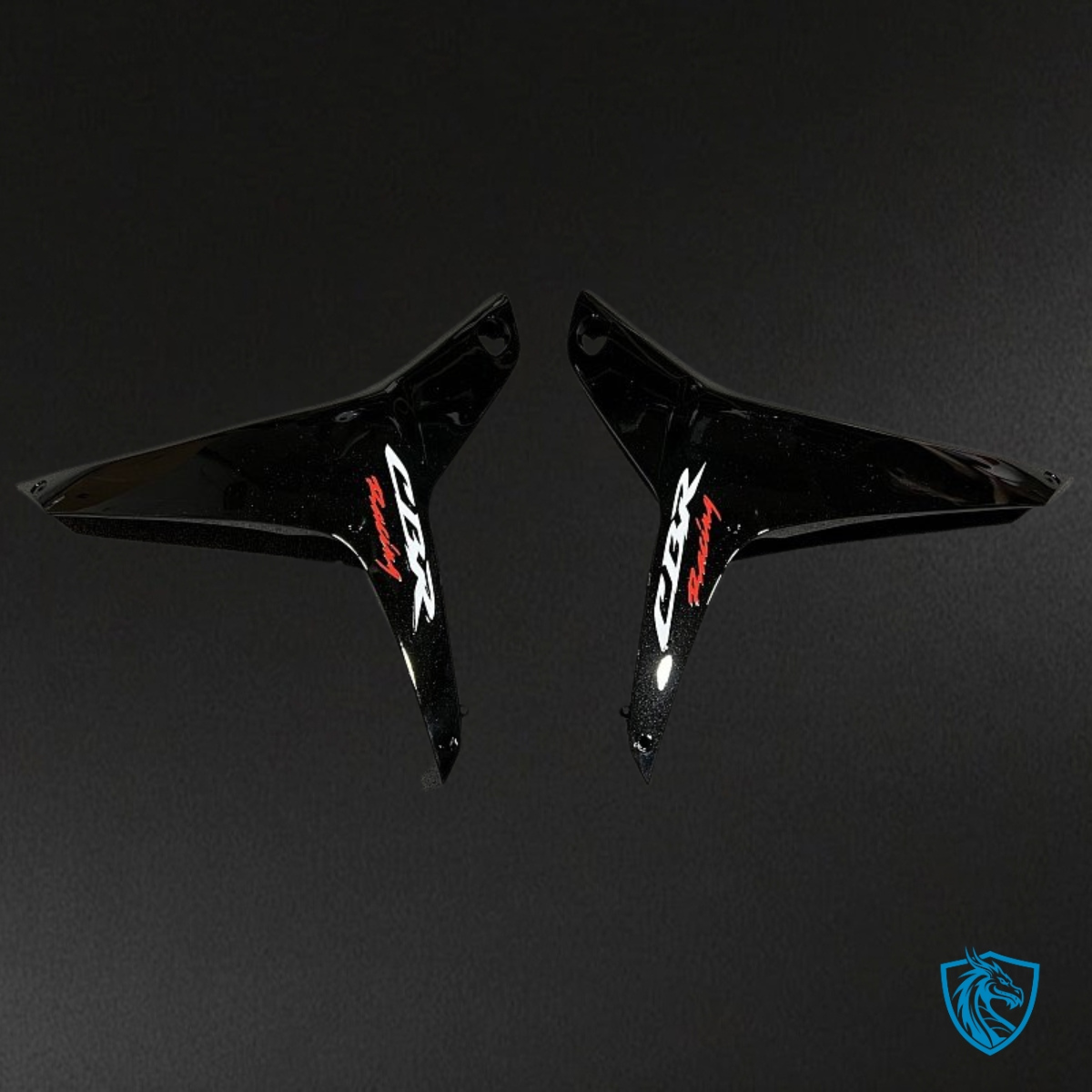 Honda CBR600RR (2007-2008) White & Black - Custom ABS Fairing Kit