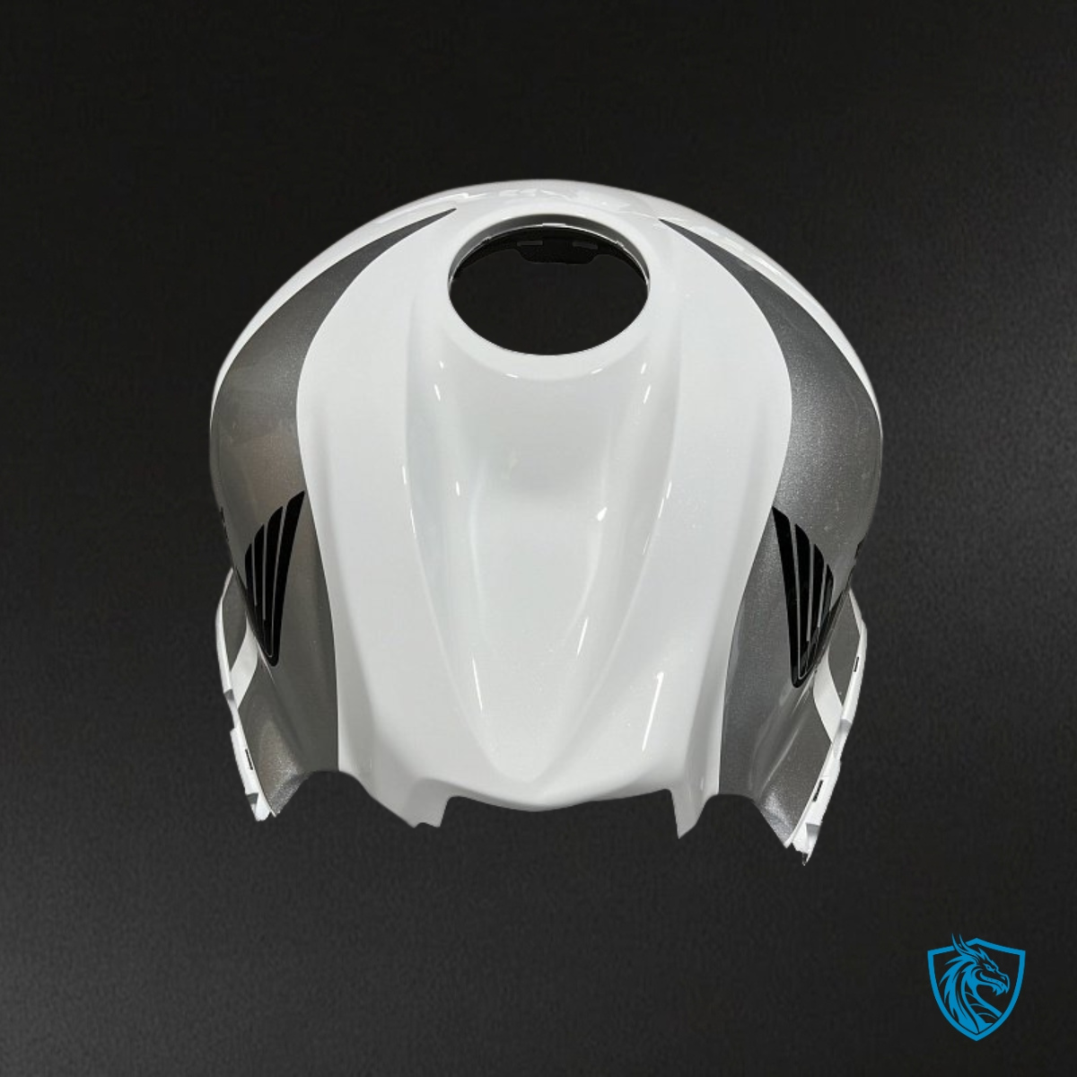 Honda CBR600RR (2007-2008) White & Black - Custom ABS Fairing Kit