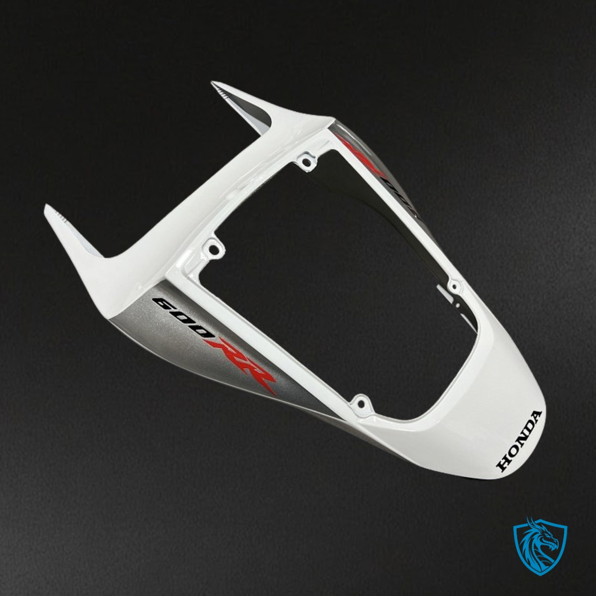 Honda CBR600RR (2007-2008) White & Black - Custom ABS Fairing Kit