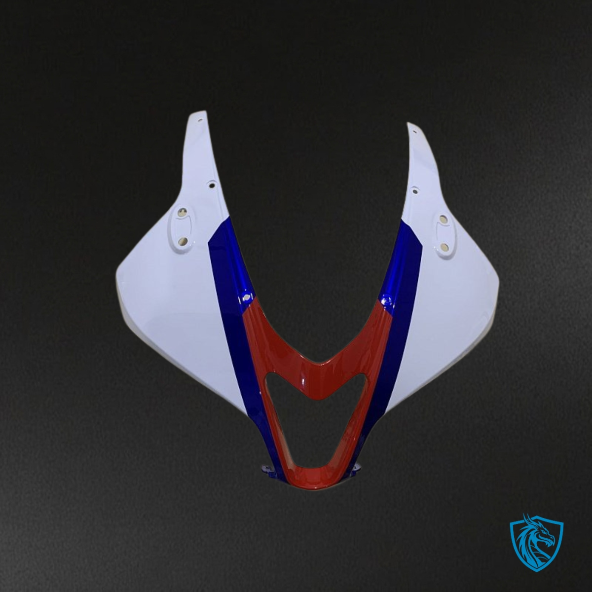 Honda CBR600RR (2007-2008) Glossy Blue & White - Custom ABS Fairing Kit