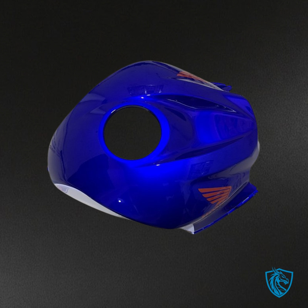Honda CBR600RR (2007-2008) Glossy Blue & White - Custom ABS Fairing Kit
