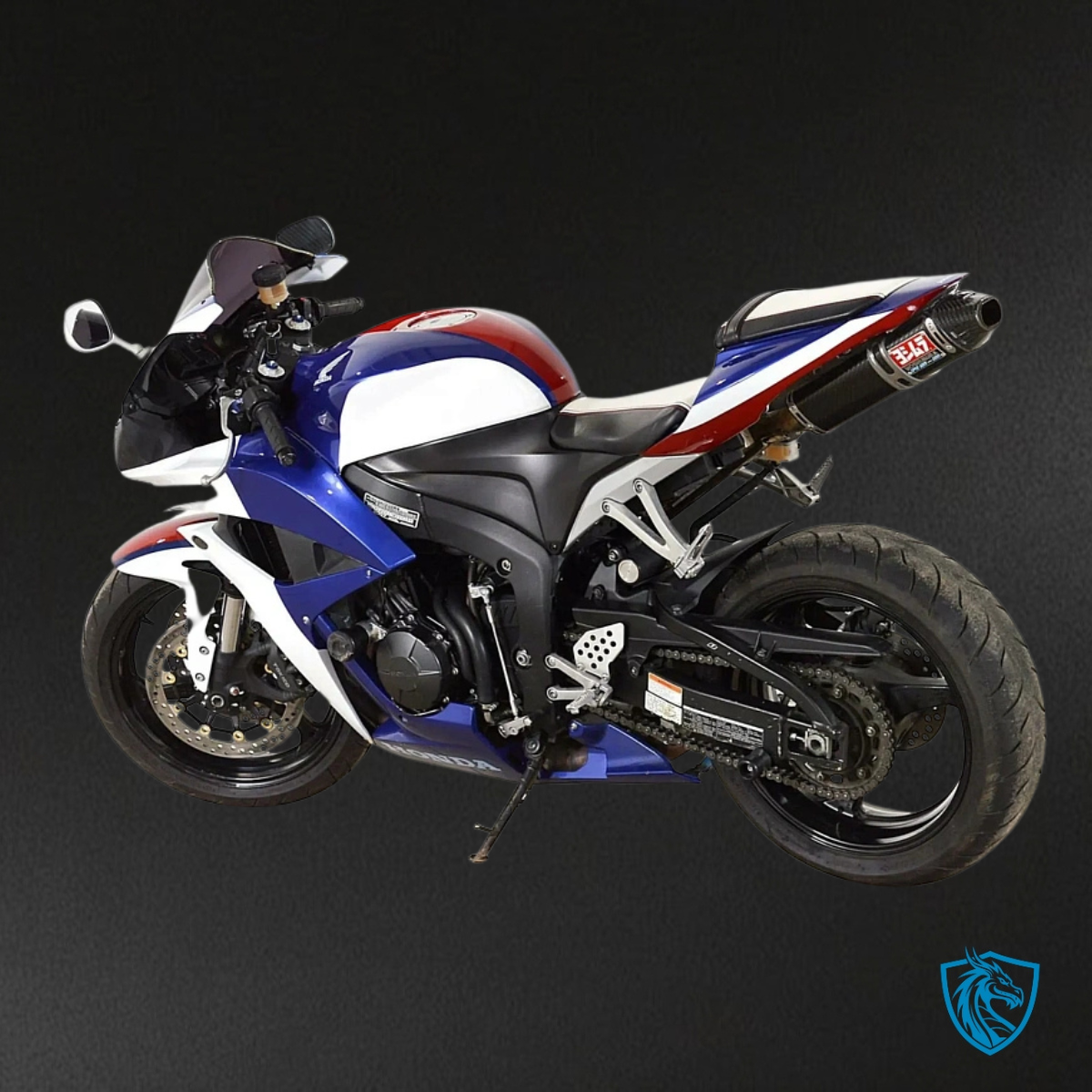 Honda CBR600RR (2007-2008) Glossy Blue & White Fairing Kit | ABS Bodywork