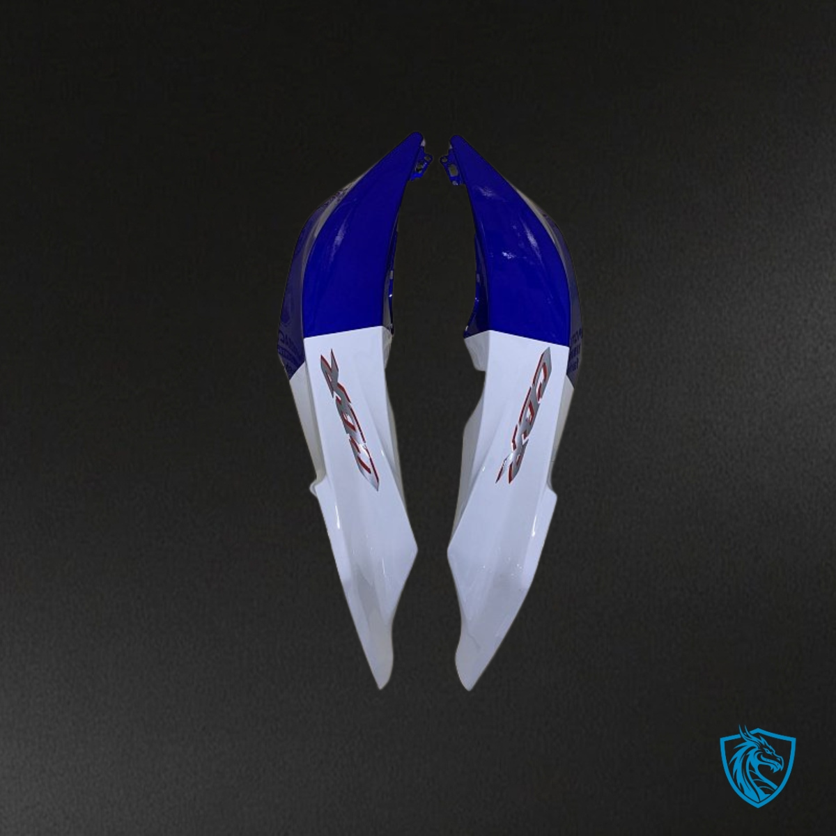 Honda CBR600RR (2007-2008) Glossy Blue & White Fairing Kit | ABS Bodywork