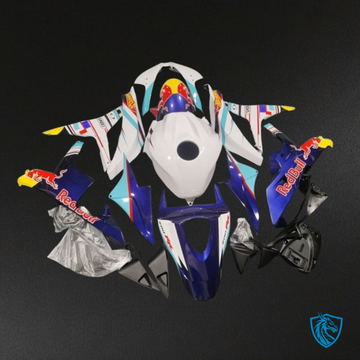 Honda CBR600RR (2007-2008) White, Blue & Red - MERGEment Motorcycle Fairings Kit