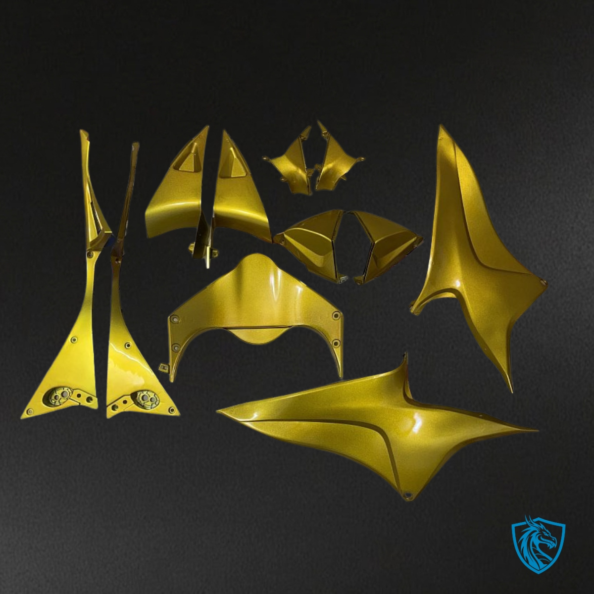 Honda CBR600RR (2007-2008) Gloss Gold Fairing Kit | ABS Bodywork