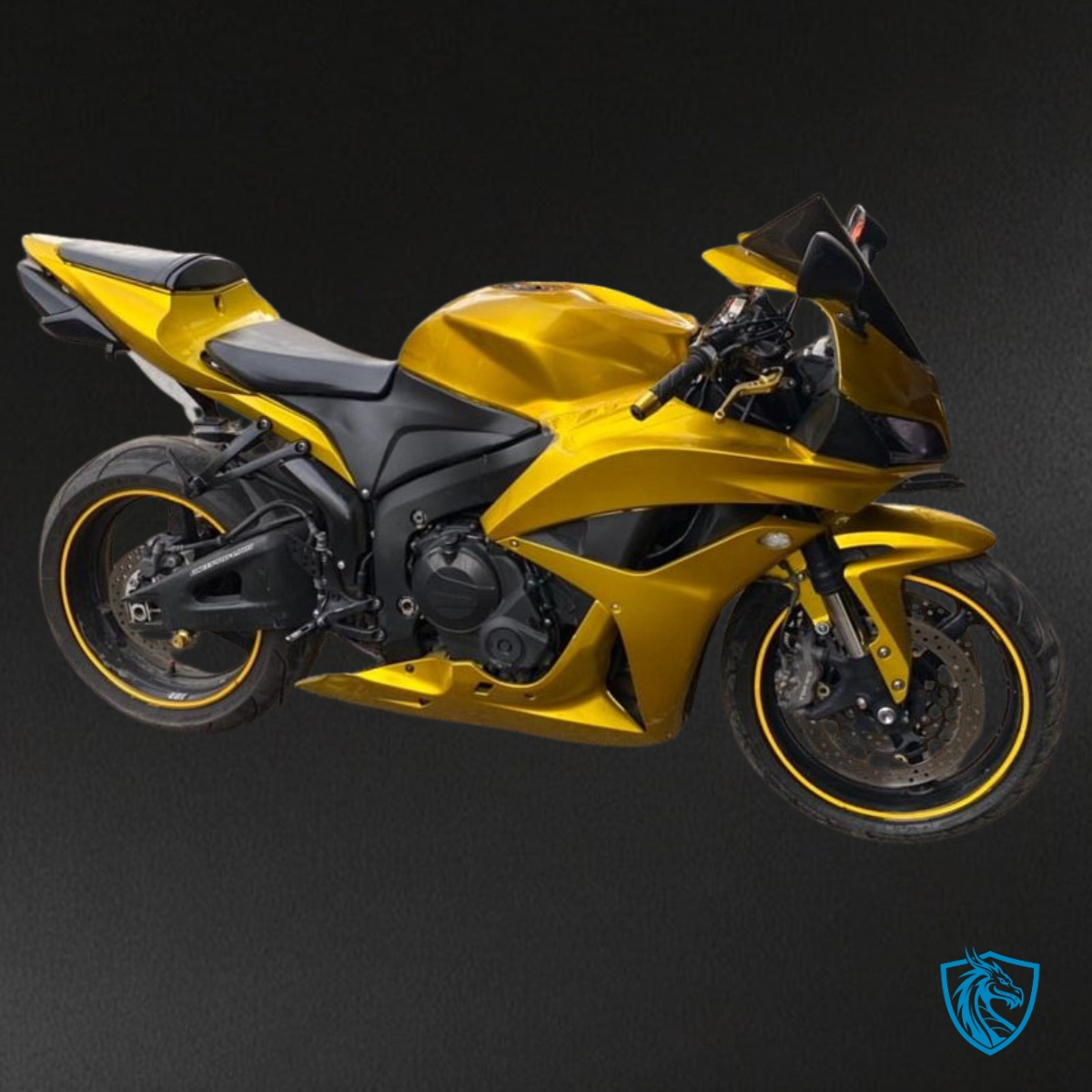 Honda CBR600RR (2007-2008) Glossy Gold - Custom ABS Fairing Kit