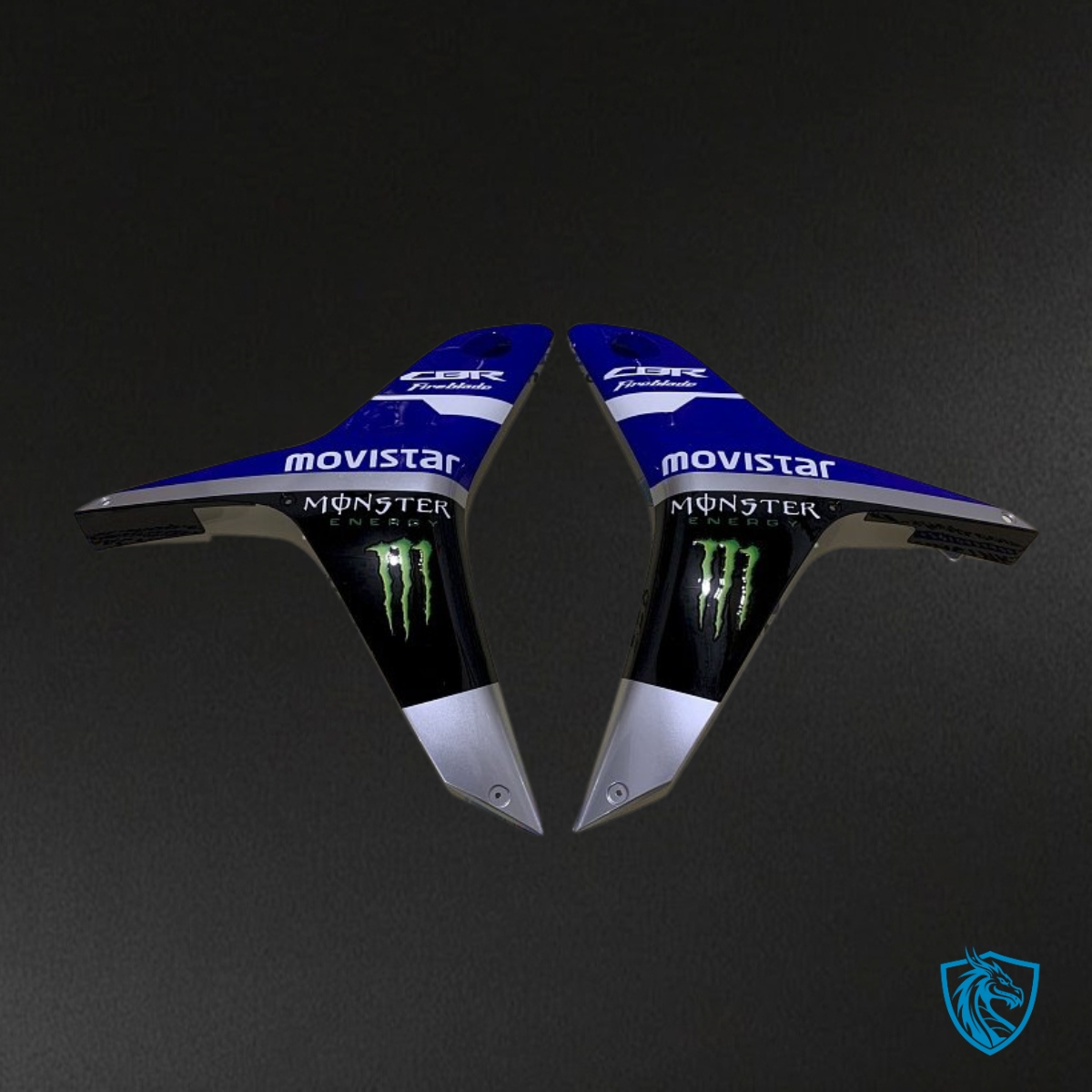 Honda CBR600RR (2007-2008) Blue & Silver Movistar - MERGEment Motorcycle Fairings Kit