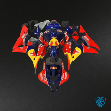 Honda CBR600RR (2007-2008) Red, Blue & Yellow - MERGEment Motorcycle Fairings Kit