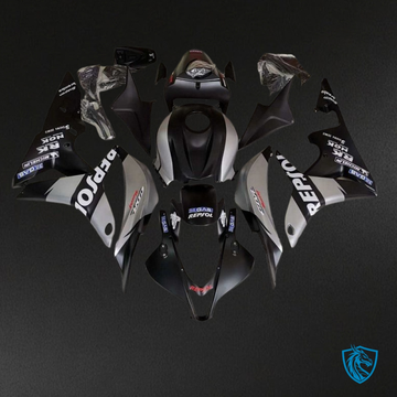 Honda CBR600RR (2007-2008) Repsol Black & Gray Fairing Kit | ABS Bodywork