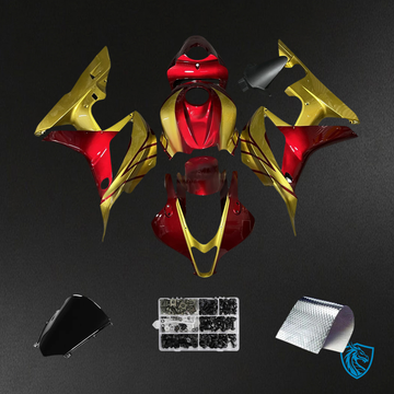 Honda CBR600RR (2007-2008) Red & Gold - Fairing Kit