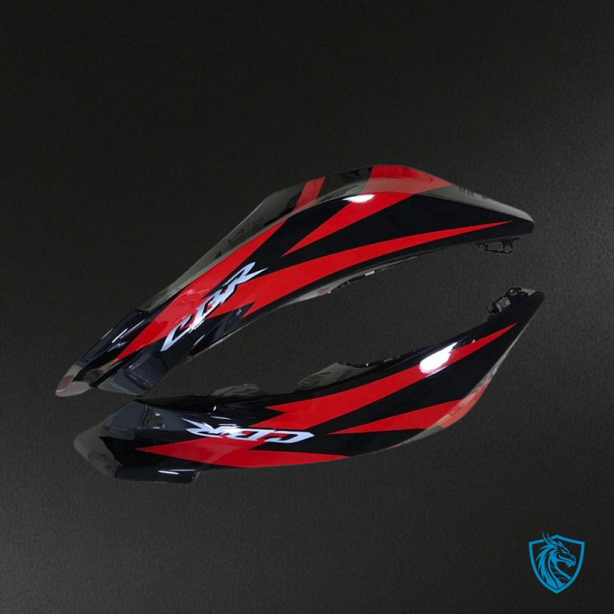 Honda CBR600RR (2007-2008) Red & Gray Fairing Kit - Aftermarket ABS Bodywork