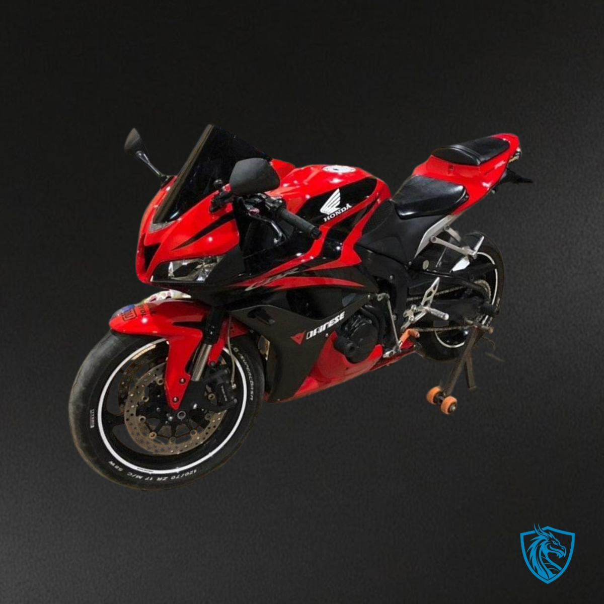 Honda CBR600RR (2007-2008) Red & Gray Fairing Kit - Aftermarket ABS Bodywork