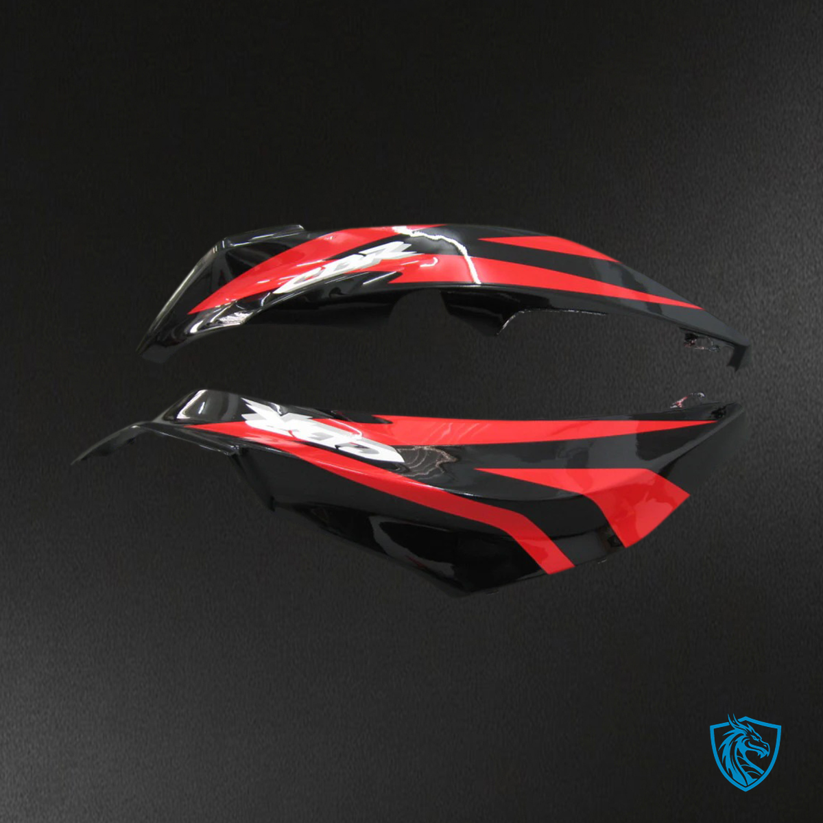 Honda CBR600RR (2007-2008) Red & Silver - Fairing Kit