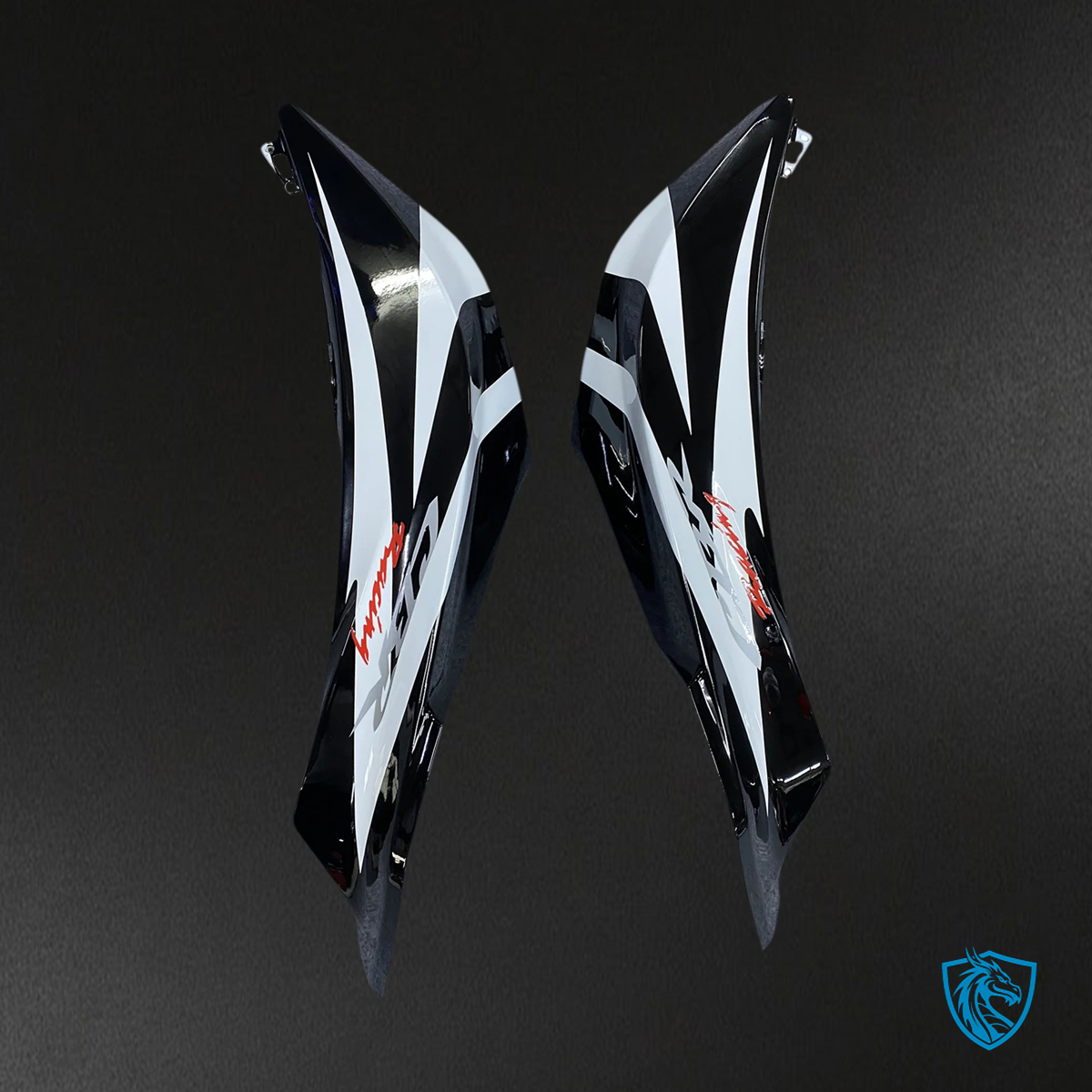 Honda CBR600RR (2007-2008) White & Black - Fairing Kit