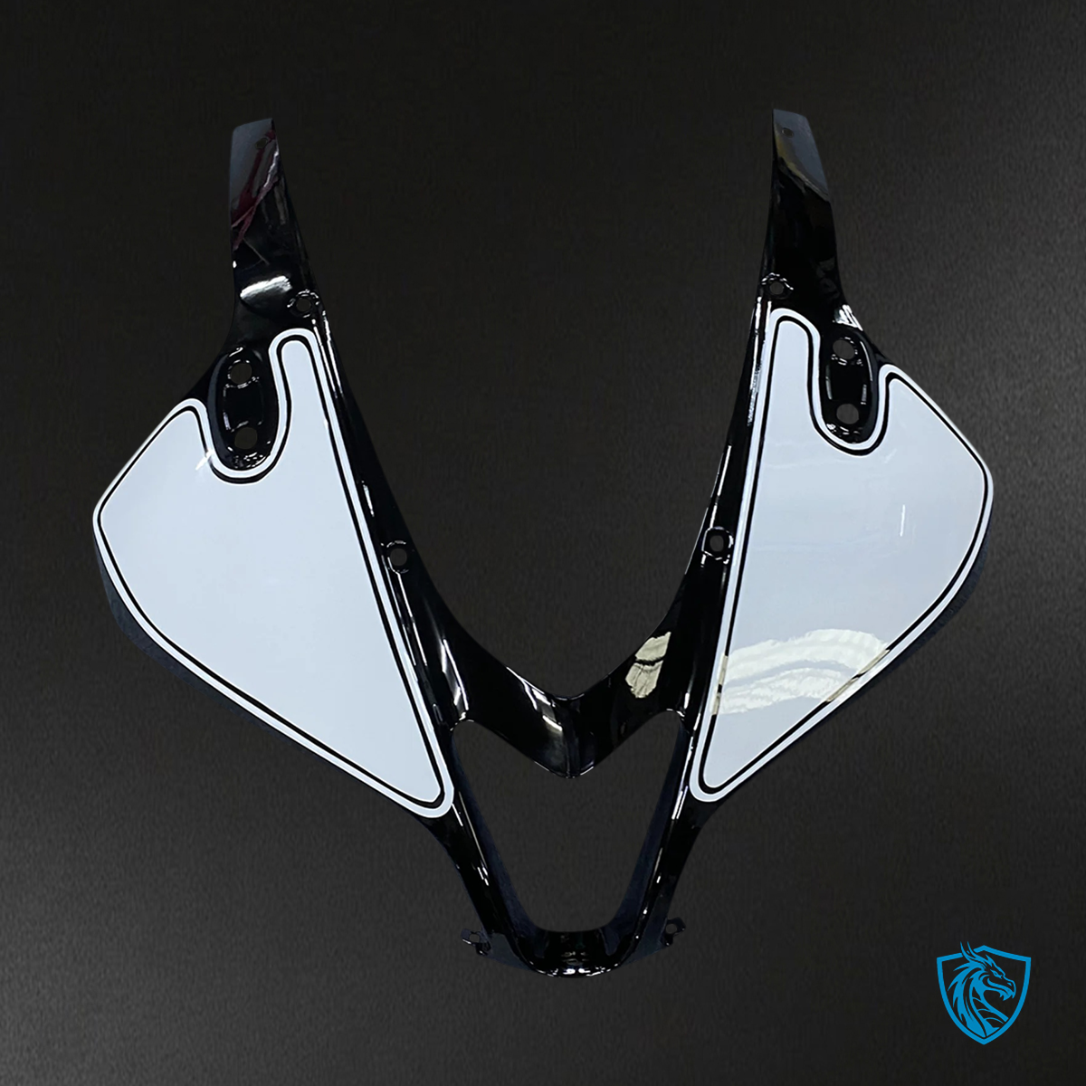 Honda CBR600RR (2007-2008) White & Black - Fairing Kit