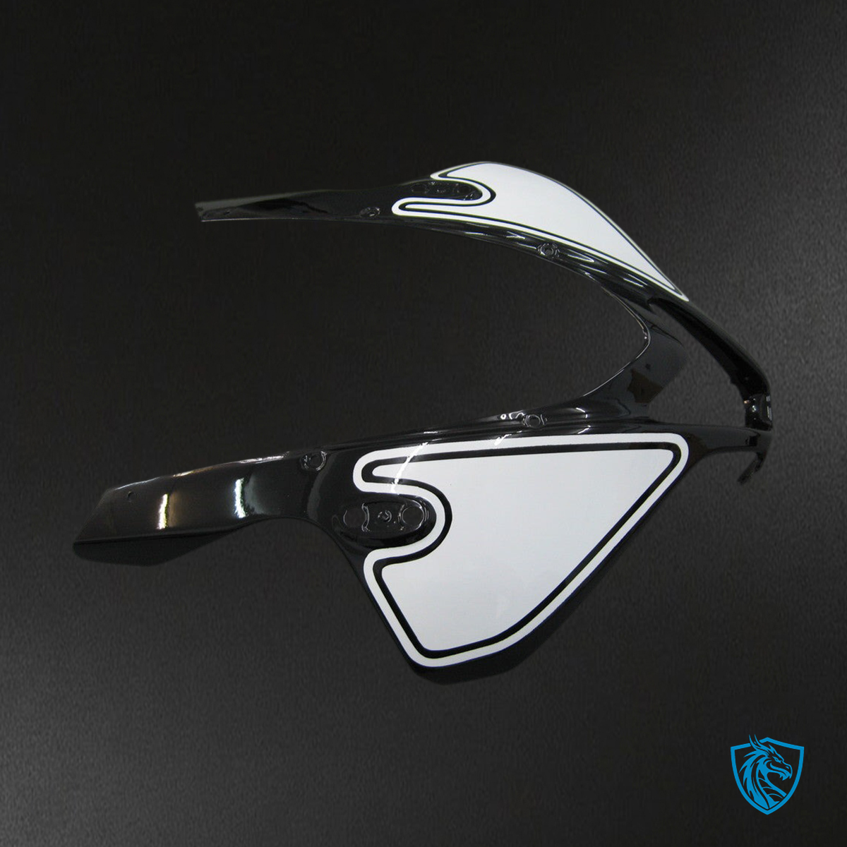 Honda CBR600RR (2007-2008) White & Black - Fairing Kit