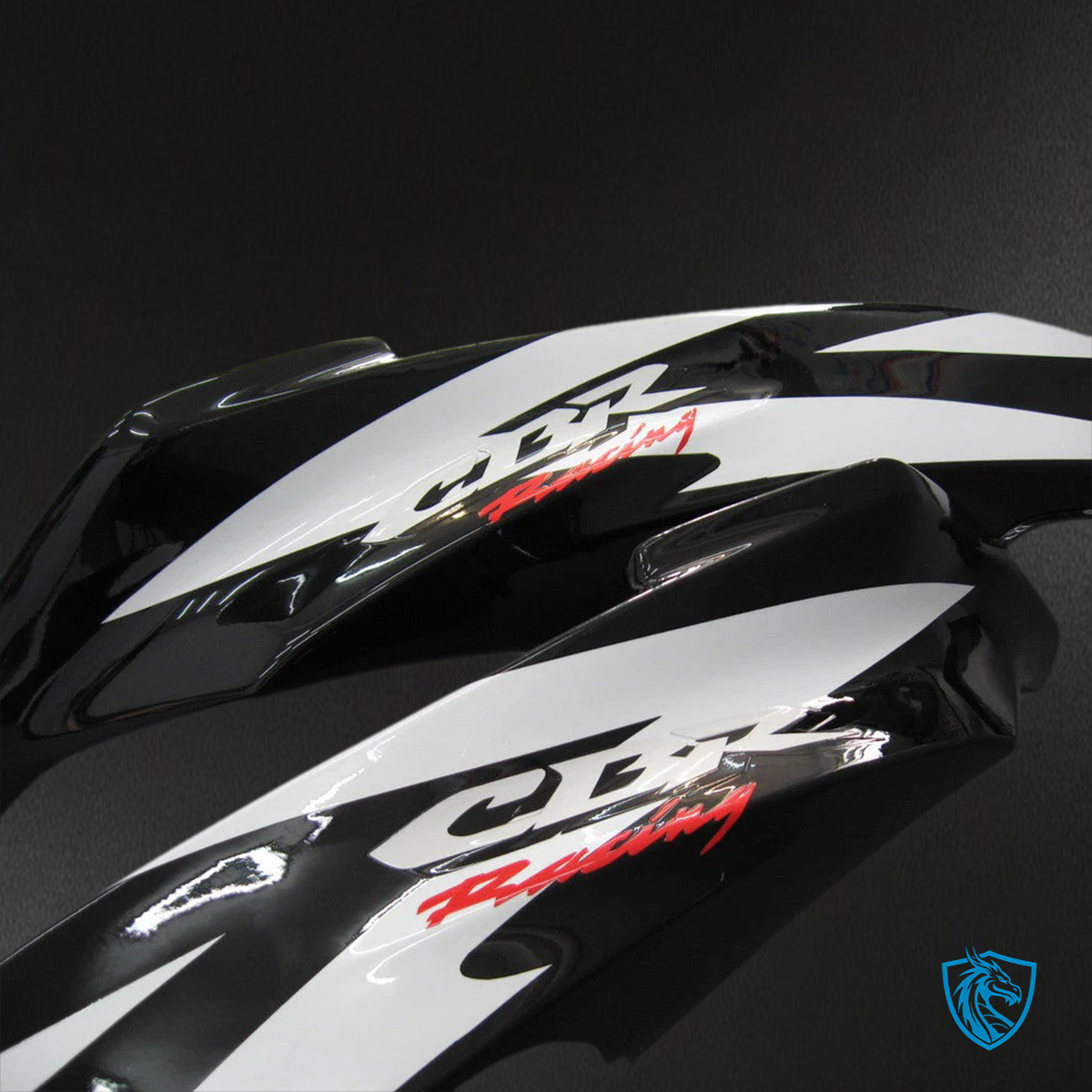 Honda CBR600RR (2007-2008) White & Black - Fairing Kit