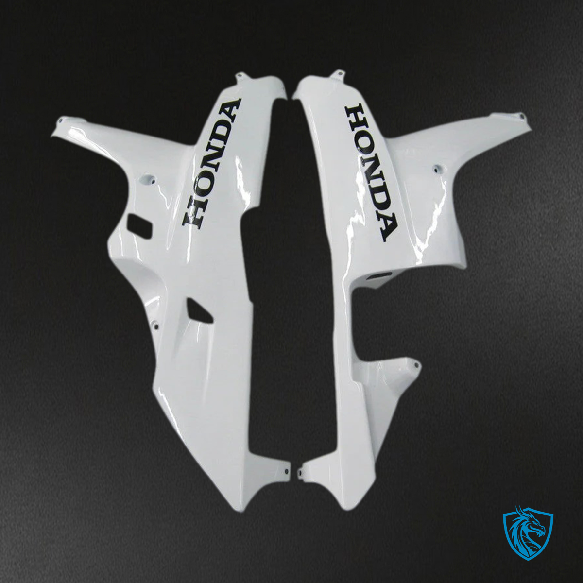 Honda CBR600RR (2007-2008) White & Black - Fairing Kit