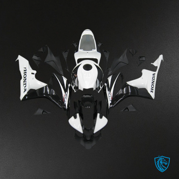 Honda CBR600RR (2007-2008) White & Black - Fairing Kit