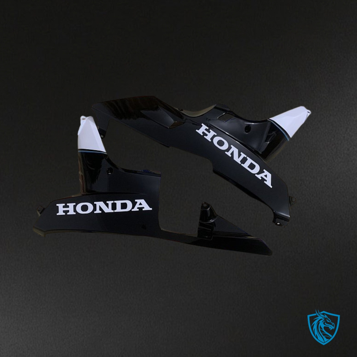 Honda CBR600RR (2007-2008) White & Black Konica Minolta Fairing Kit | ABS Bodywork
