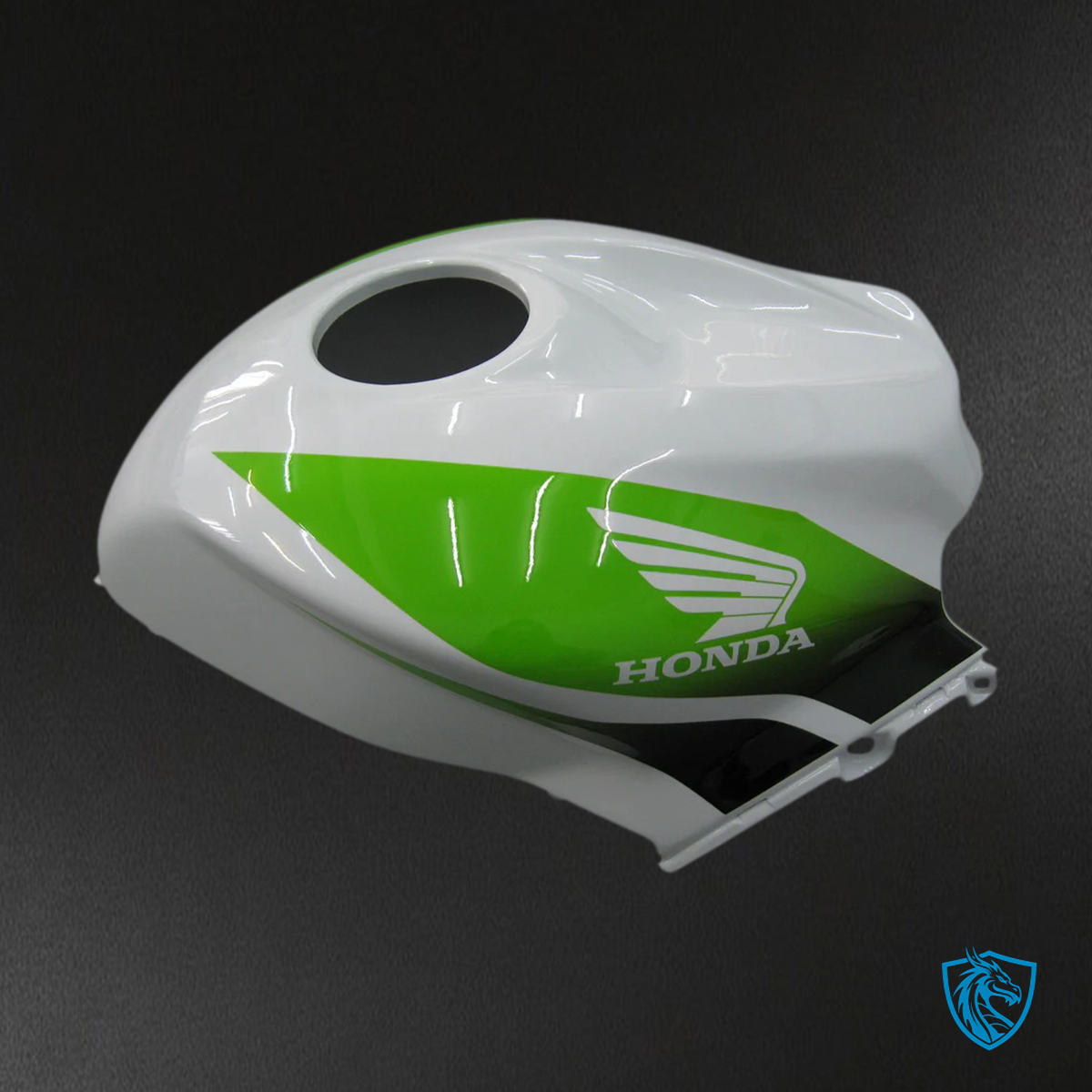 Honda CBR600RR (2007-2008) White & Green - Fairing Kit