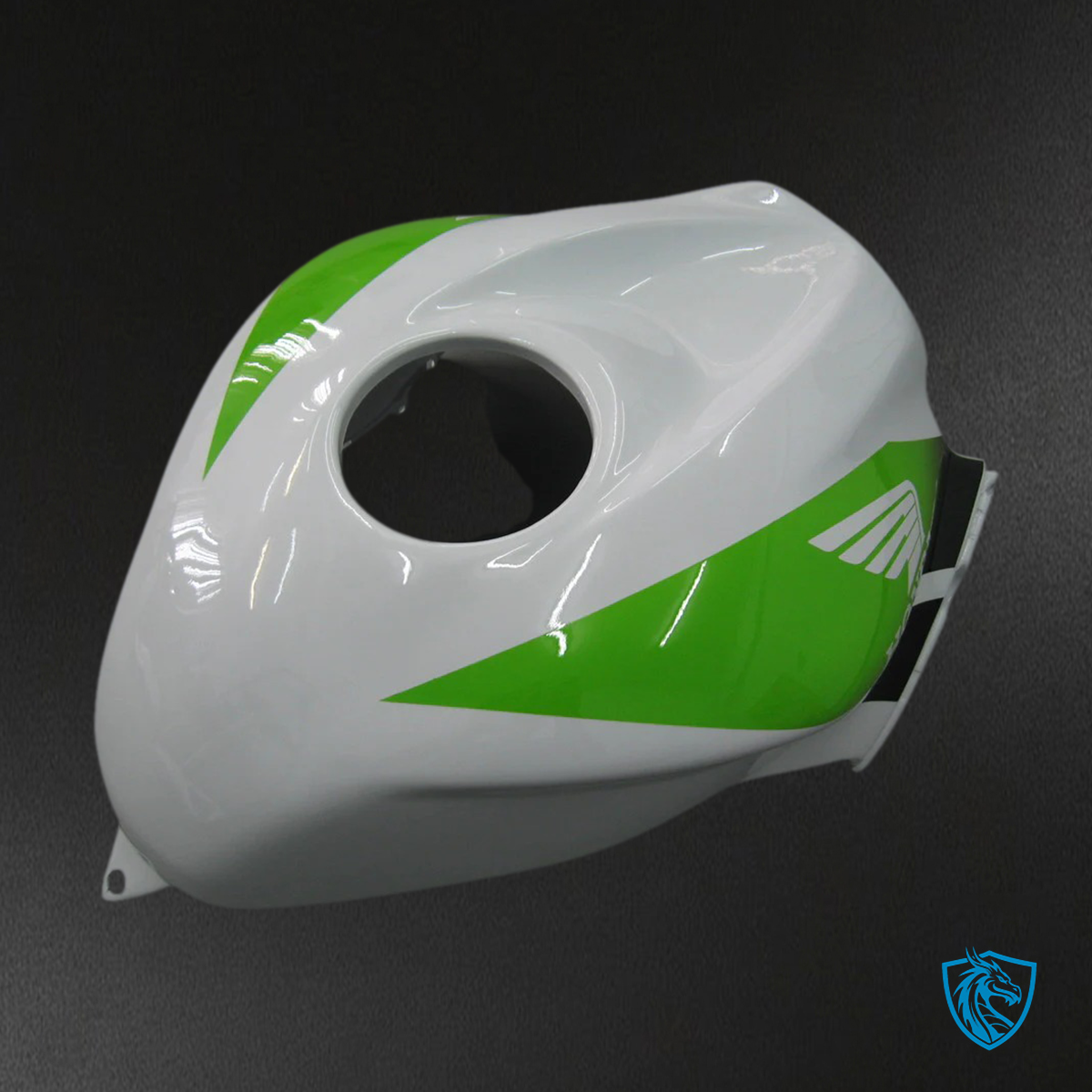 Honda CBR600RR (2007-2008) White & Green - Fairing Kit