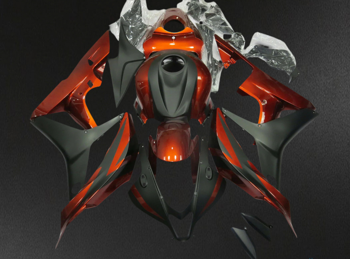 Honda CBR600RR (2007 2008) Orange & Black - Fairing Kit
