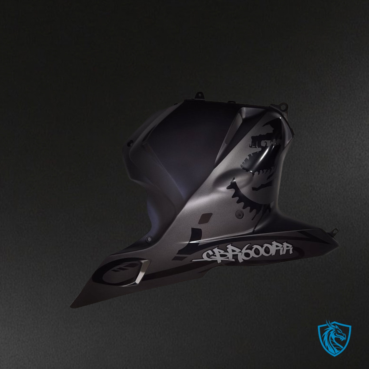 Honda CBR600RR (2009-2012) Black with Print - Custom ABS Fairing Kit