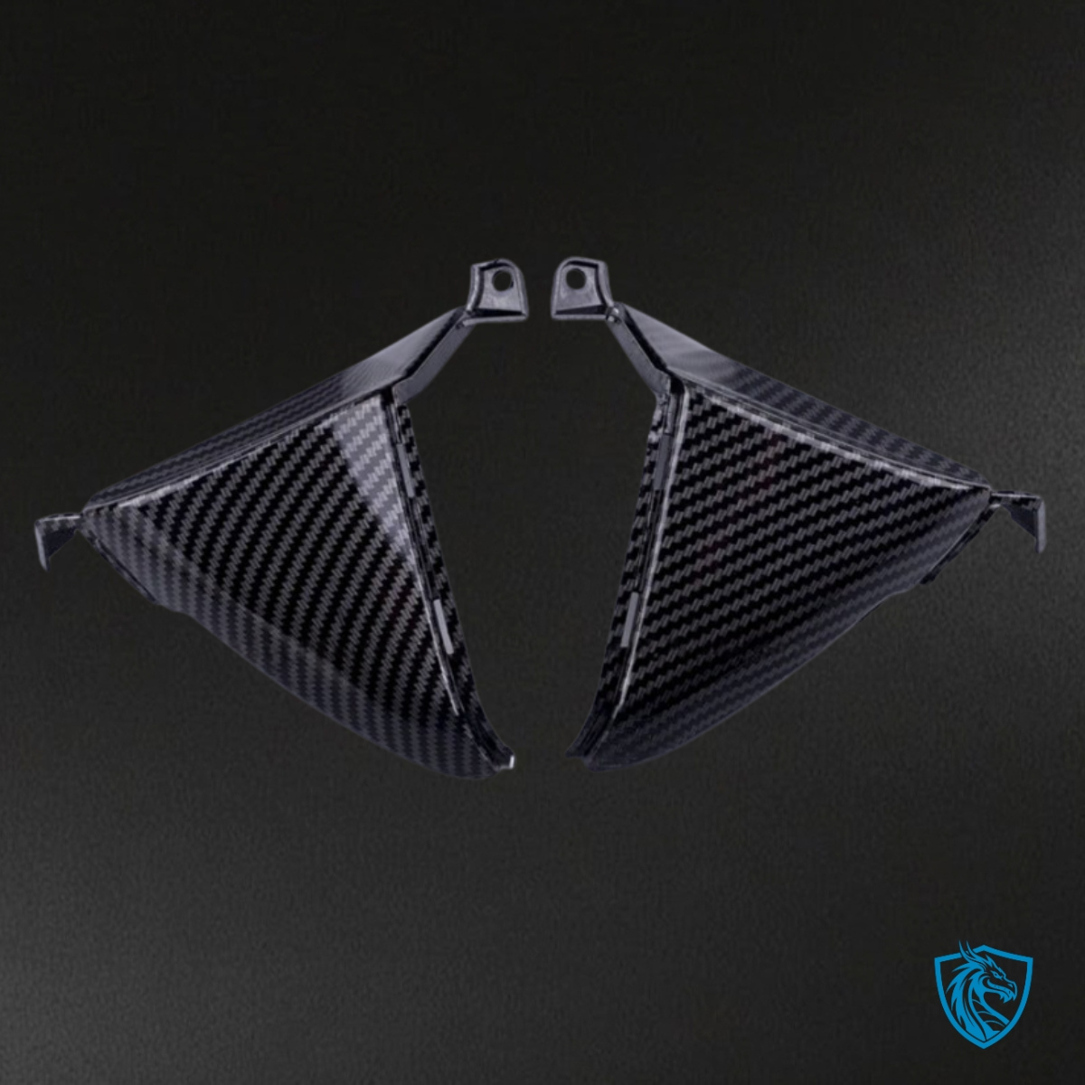Honda CBR600RR (2009-2012) Black & Gray Carbon Fabric - Custom ABS Fairing Kit