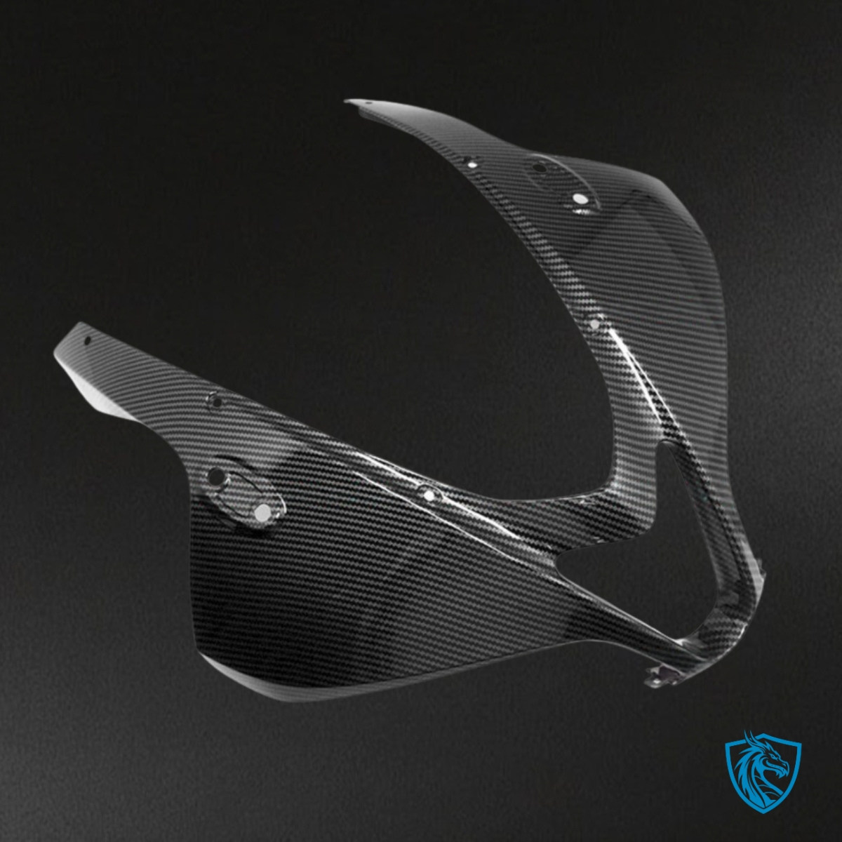 Honda CBR600RR (2009-2012) Black & Gray Carbon Fabric - Custom ABS Fairing Kit