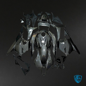 Honda CBR600RR (2009-2012) Black & Gray Carbon Fabric - Custom ABS Fairing Kit