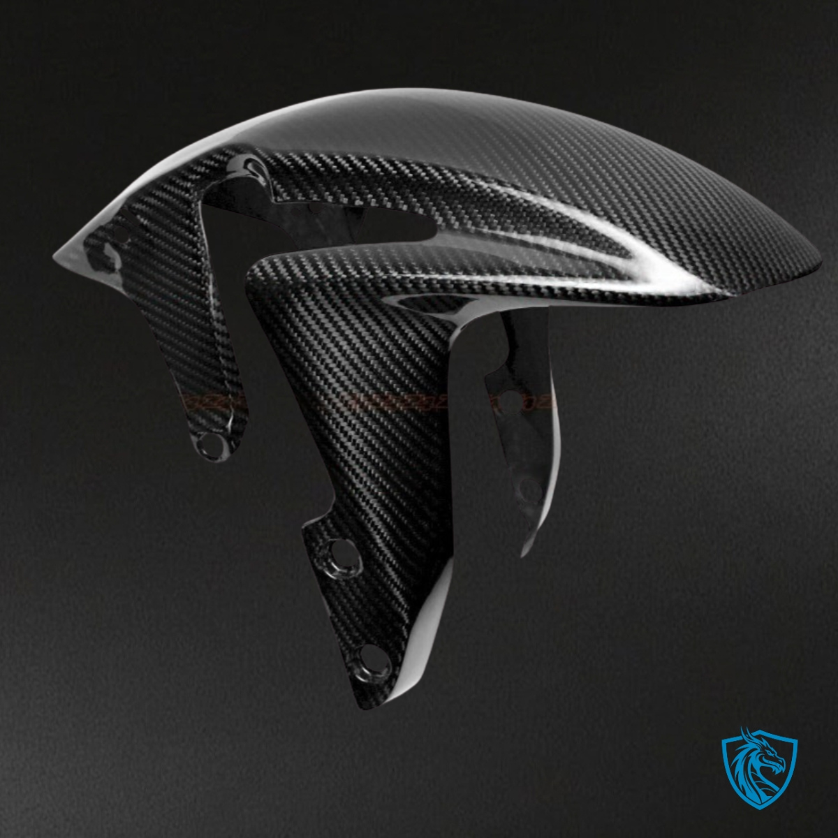 Honda CBR600RR (2009-2012) Black & Gray Carbon Fabric - Custom ABS Fairing Kit