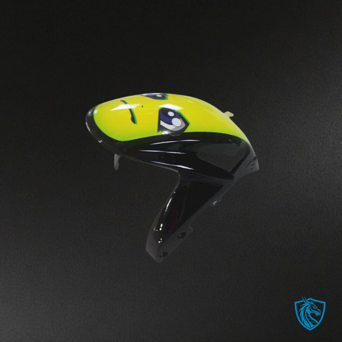 Honda CBR600RR (2009-2012) Black, Yellow & Blue Shark Gloss - Custom ABS Fairing Kit