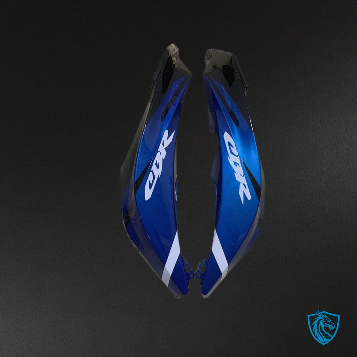 Honda CBR600RR (2009-2012) Gloss Blue & White - Custom ABS Fairing Kit