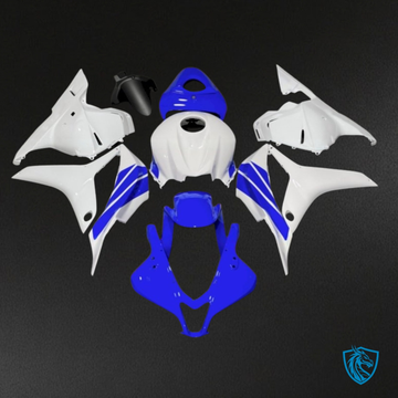 Honda CBR600RR (2009-2012) Blue & White Fairing Kit - Aftermarket ABS Bodywork
