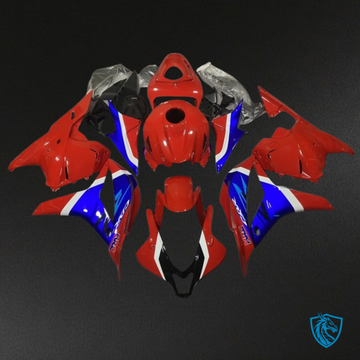 Honda CBR600RR (2009-2012) Red, White & Blue Glossy Fairing Kit | ABS Bodywork