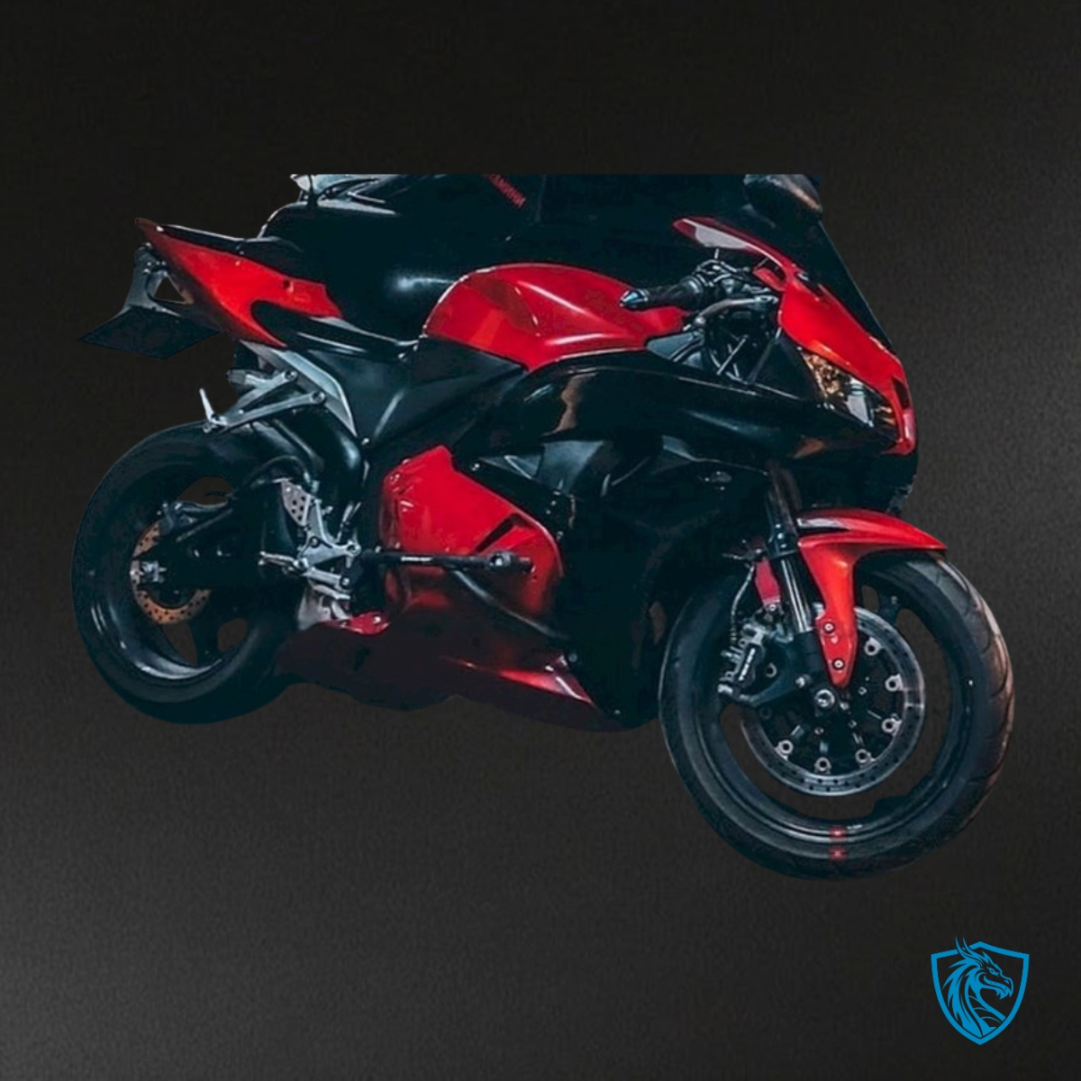 Honda CBR600RR (2009-2012) Red & Black Glossy - Custom ABS Fairing Kit