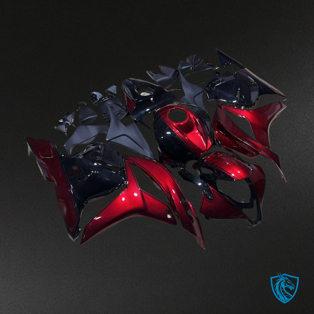 Honda CBR600RR (2009-2012) Red & Black Fairing Kit | ABS Bodywork