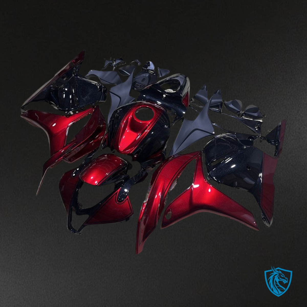 Honda CBR600RR (2009-2012) Red & Black Fairing Kit | ABS Bodywork