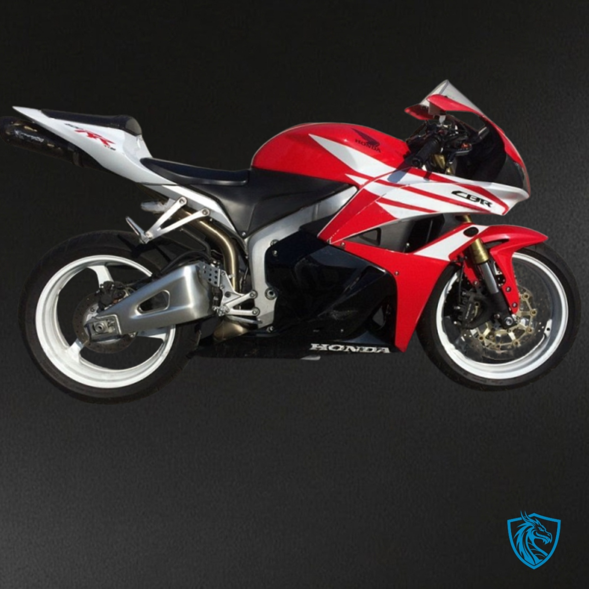 Honda CBR600RR (2009-2012) Red, Black & White Fairing Kit – Aftermarket ABS Bodywork