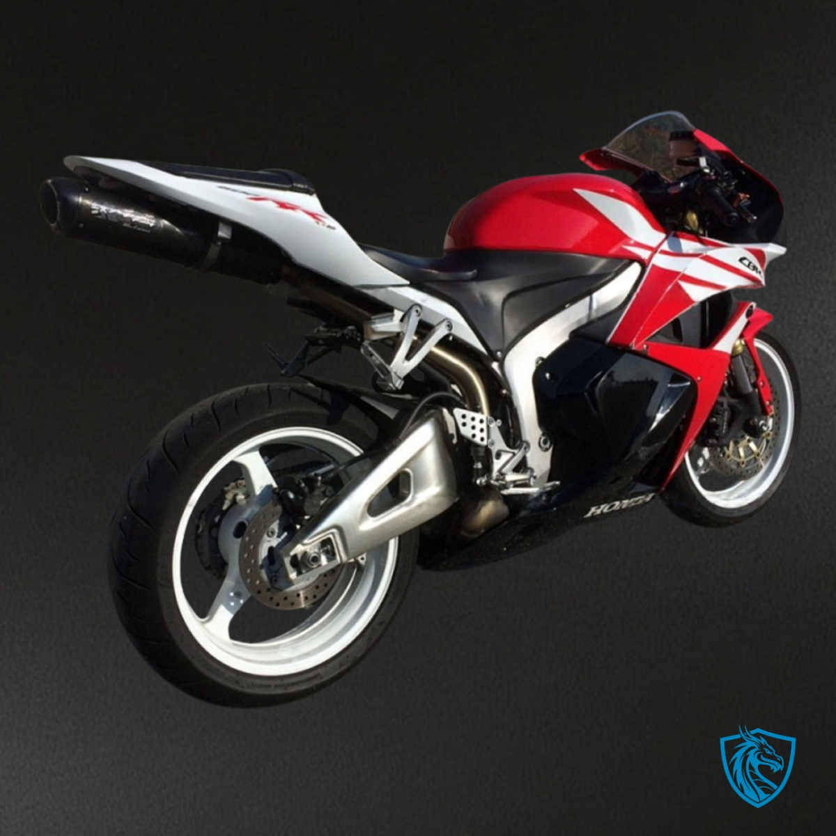Honda CBR600RR (2009-2012) Red, Black & White Fairing Kit – Aftermarket ABS Bodywork