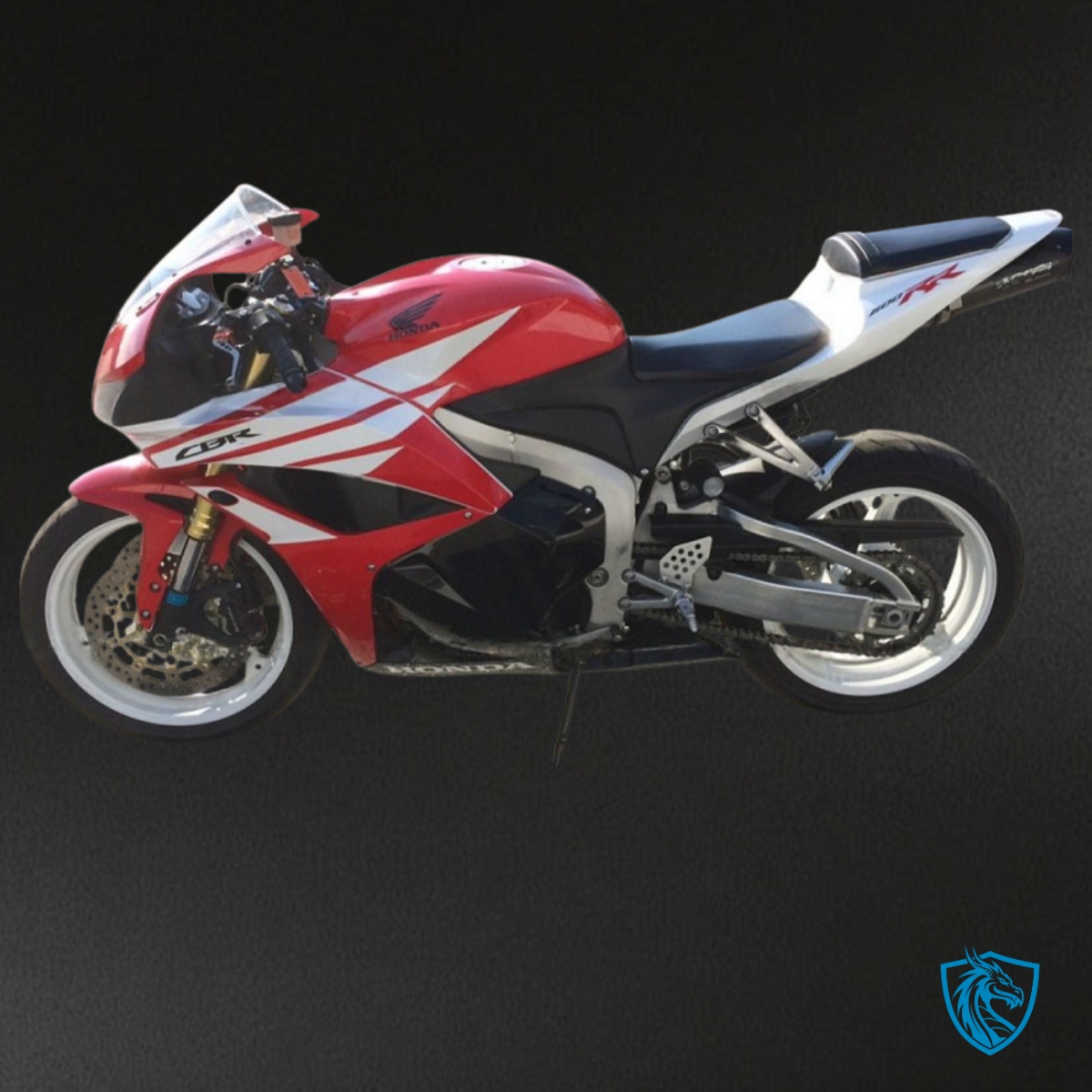 Honda CBR600RR (2009-2012) Red, Black & White Fairing Kit – Aftermarket ABS Bodywork